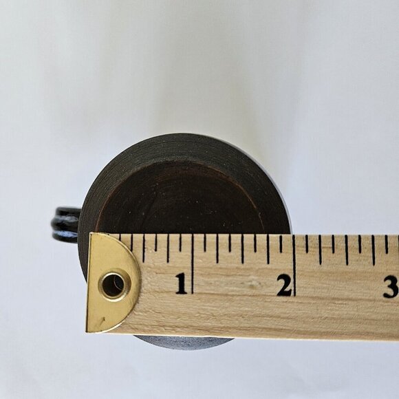 Paul Maloney Pottery Handmade in Ireland Swirl Glazed White Indigo Coffee Mug - Picture 5 of 11